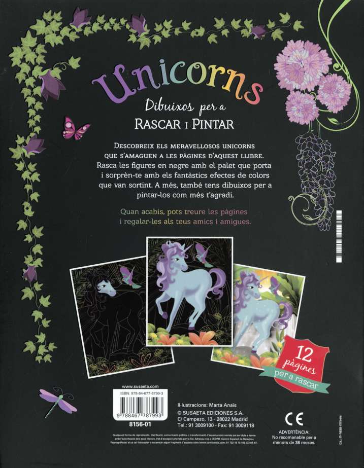Unicorns. Dibuixos per a...