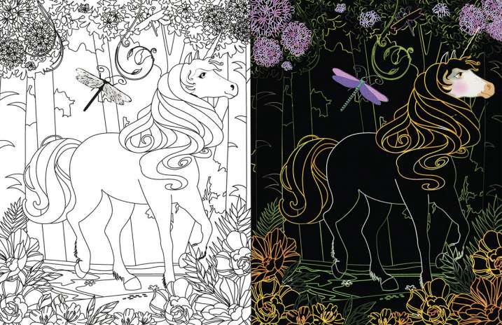 Unicorns. Dibuixos per a...