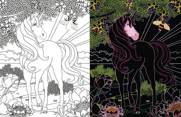 Unicorns. Dibuixos per a...