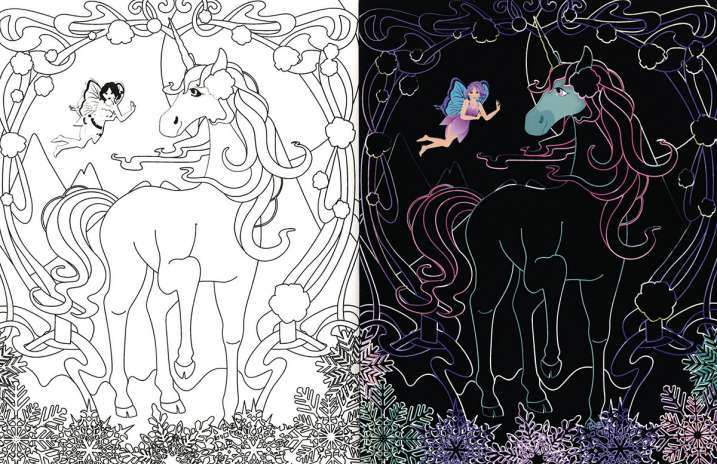 Unicorns. Dibuixos per a...