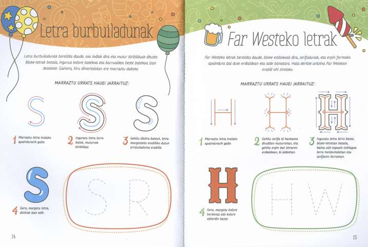Lettering haurrentzat....