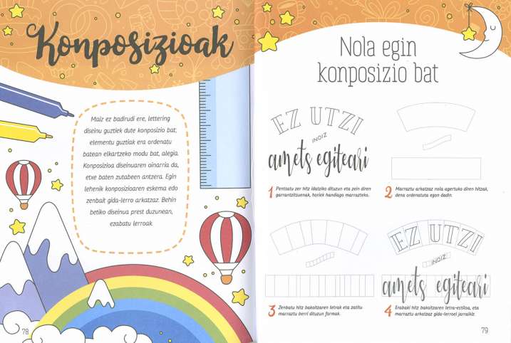 Lettering haurrentzat....