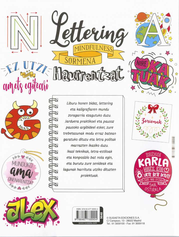 Lettering haurrentzat....
