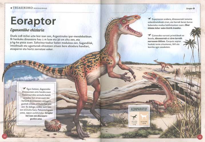 Dinosauroen liburu bikaina