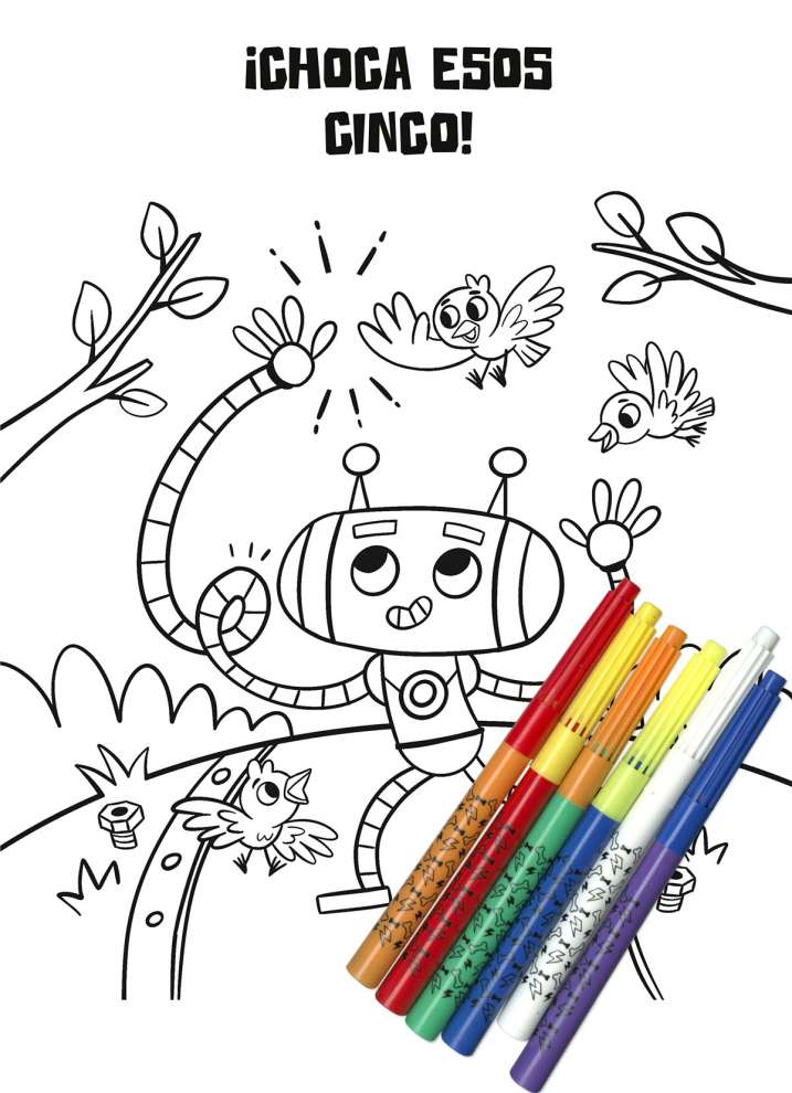 Robots, carreras, dinosaurios