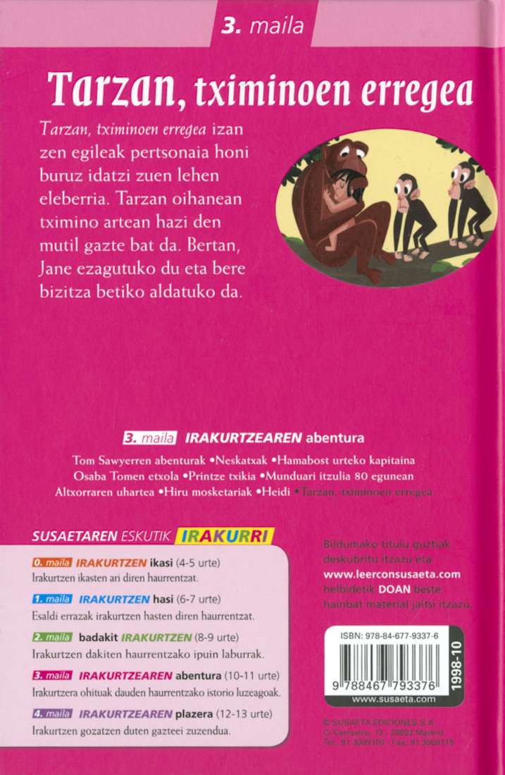 Tarzán, tximinoen erregea