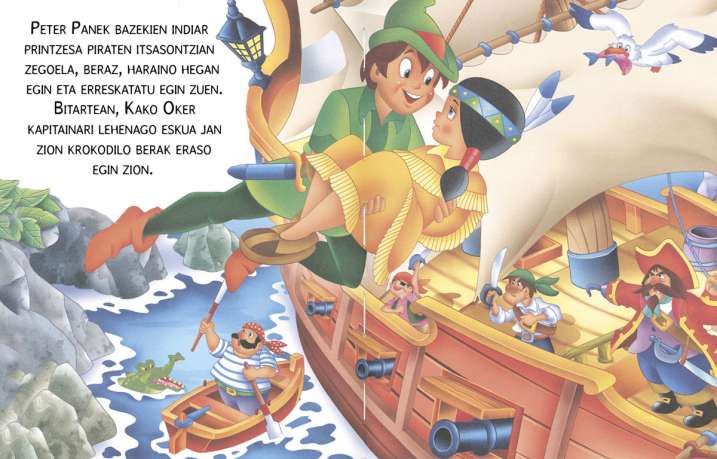 Ederra eta Piztia - Peter pan