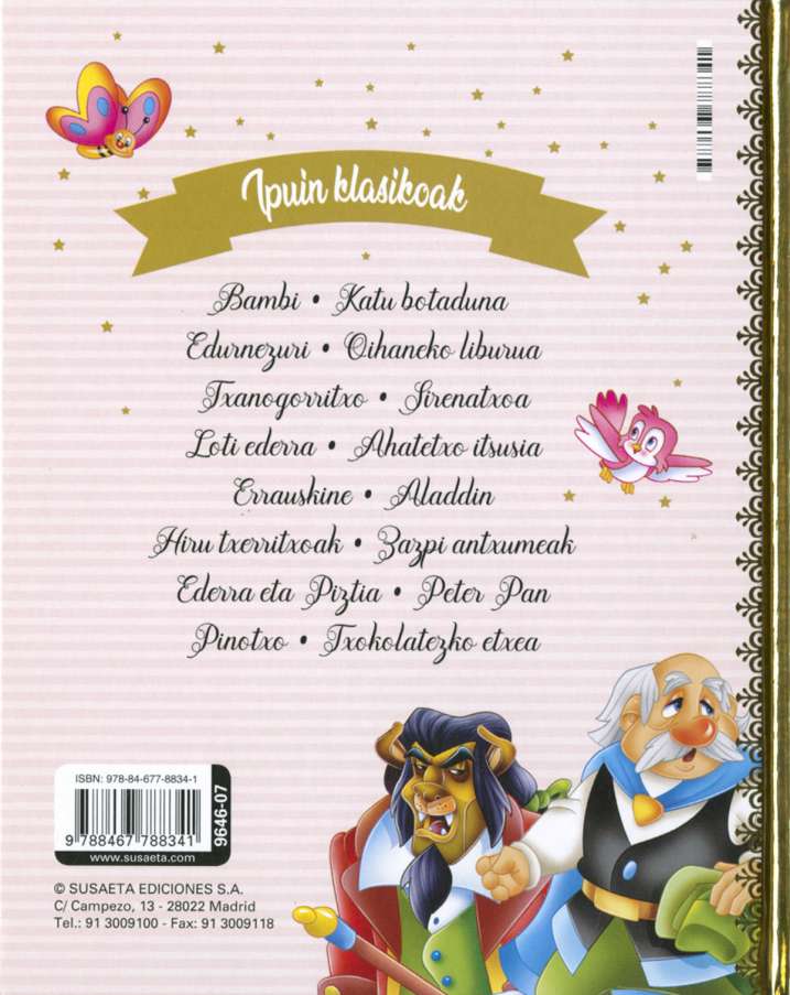 Ederra eta Piztia - Peter pan