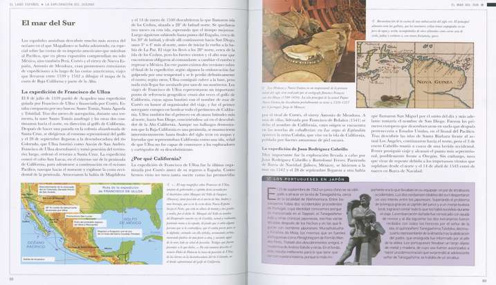 El lago español. El océano...