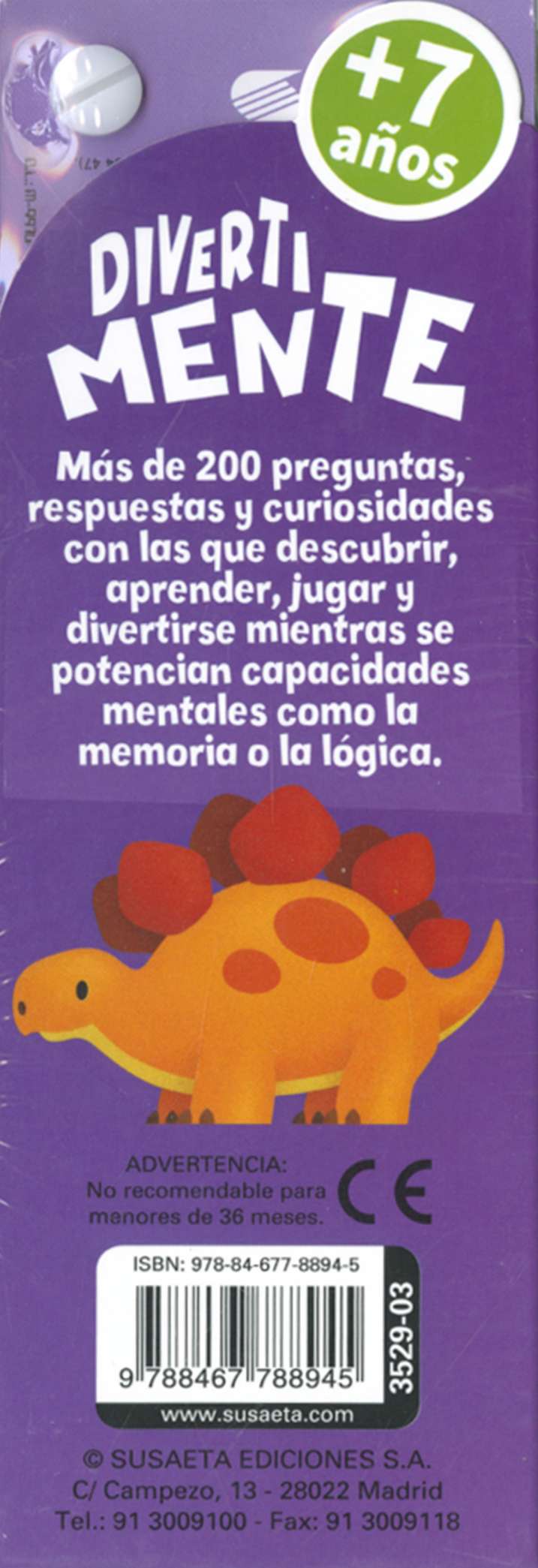 Dinosaurios + de 7 años