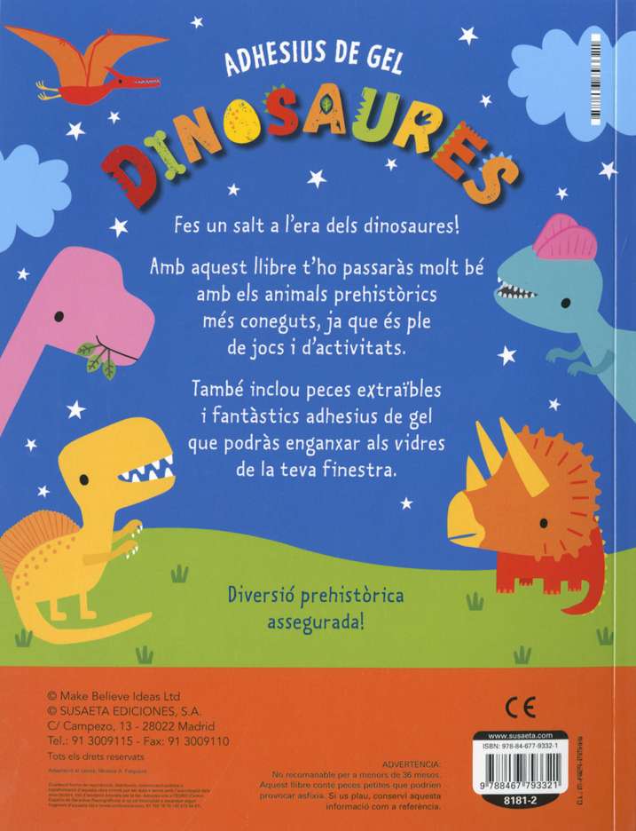 Dinosaures - Adhesius de gel