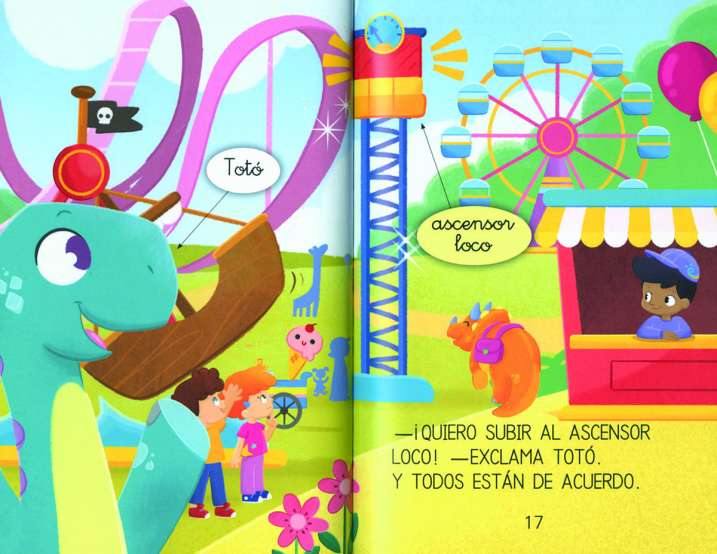 Un dinosaurio en el parque...