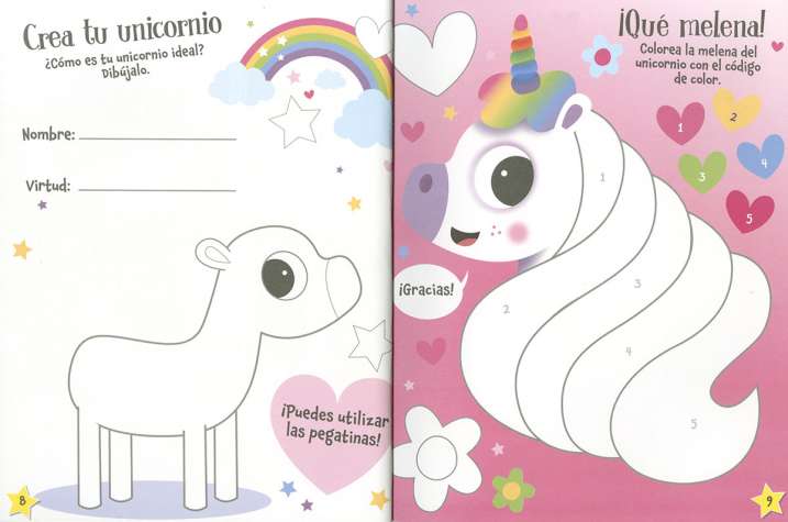 Mis pegatinas de unicornios