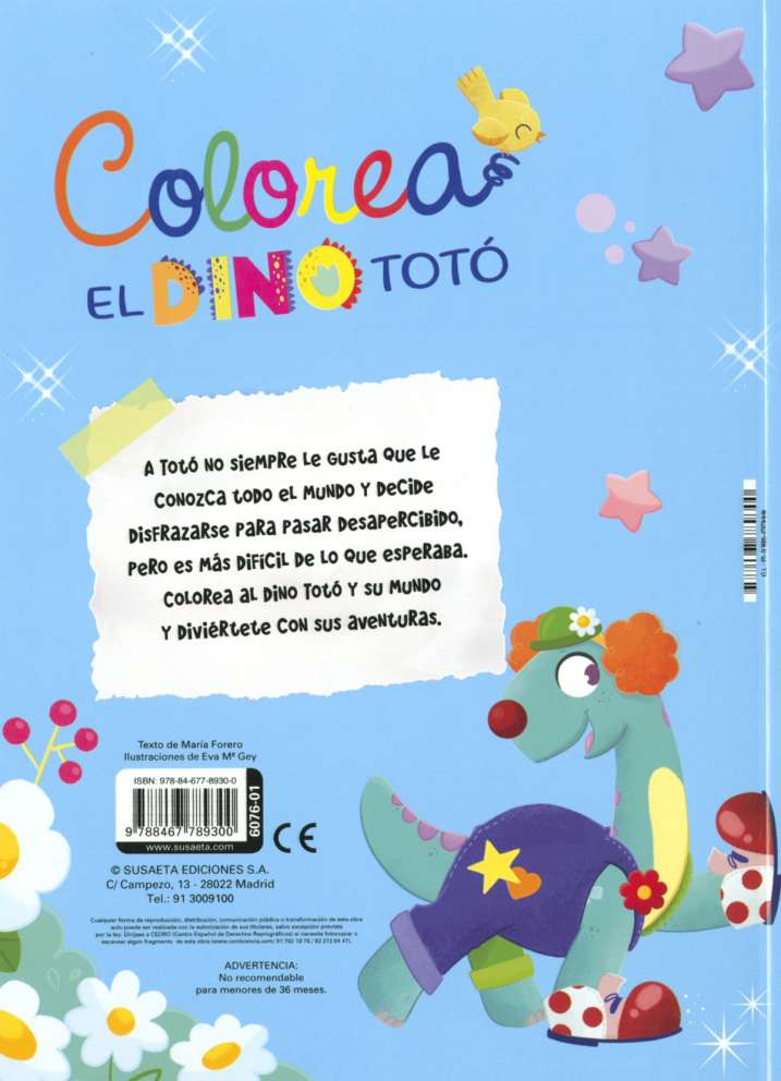 El dino Totó se disfraza