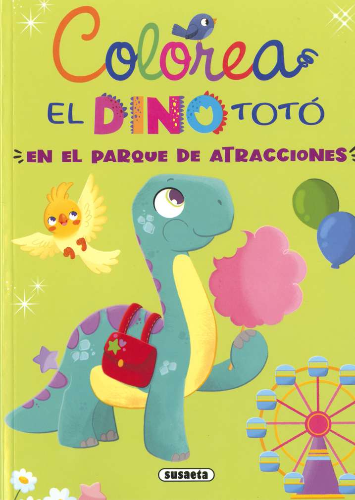 El dino Totó en el parque...