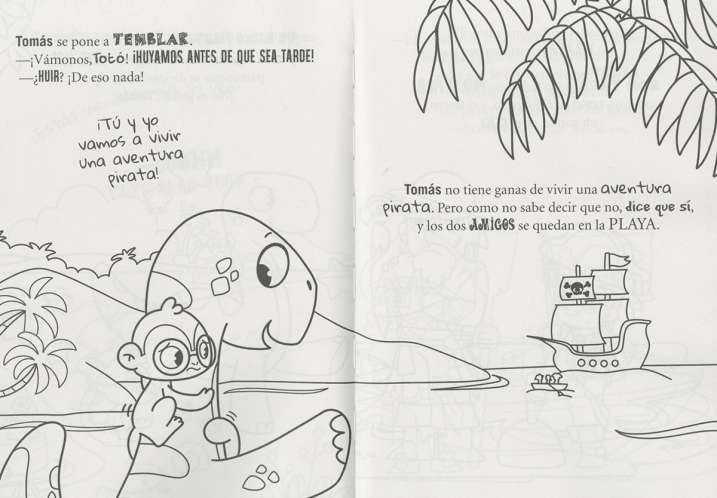 El dino Totó quiere ser pirata