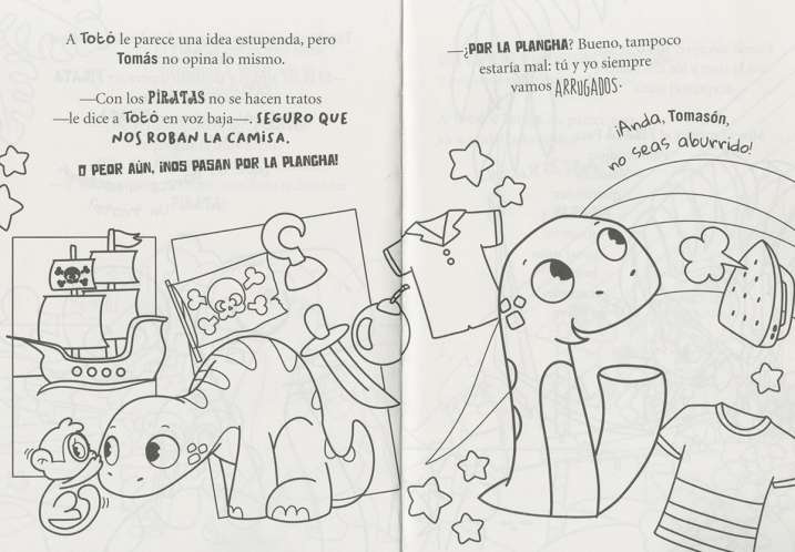 El dino Totó quiere ser pirata