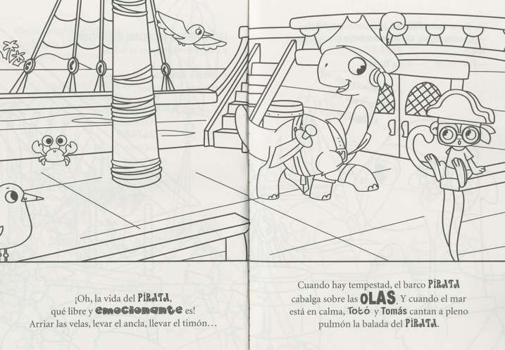 El dino Totó quiere ser pirata