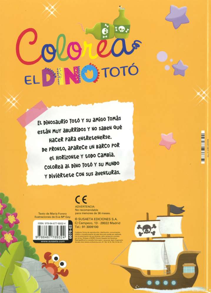 El dino Totó quiere ser pirata