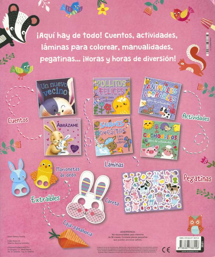 Lee, colorea y juega