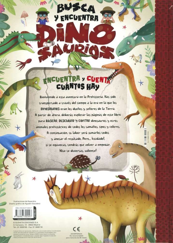 Busca y encuentra dinosaurios