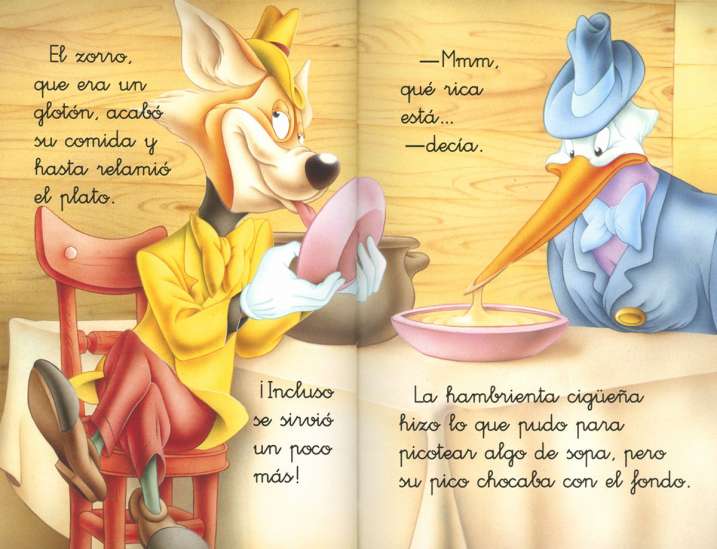 El zorro y la cigüeña