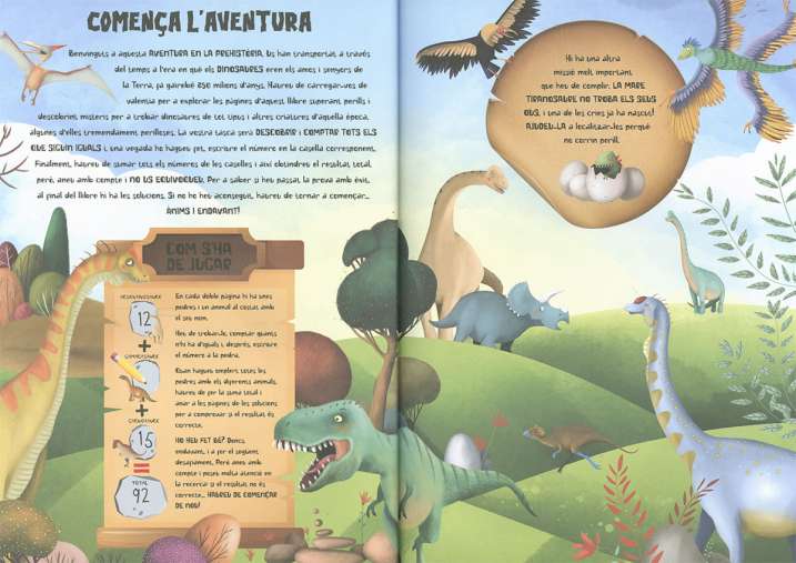 Busca i troba dinosaures