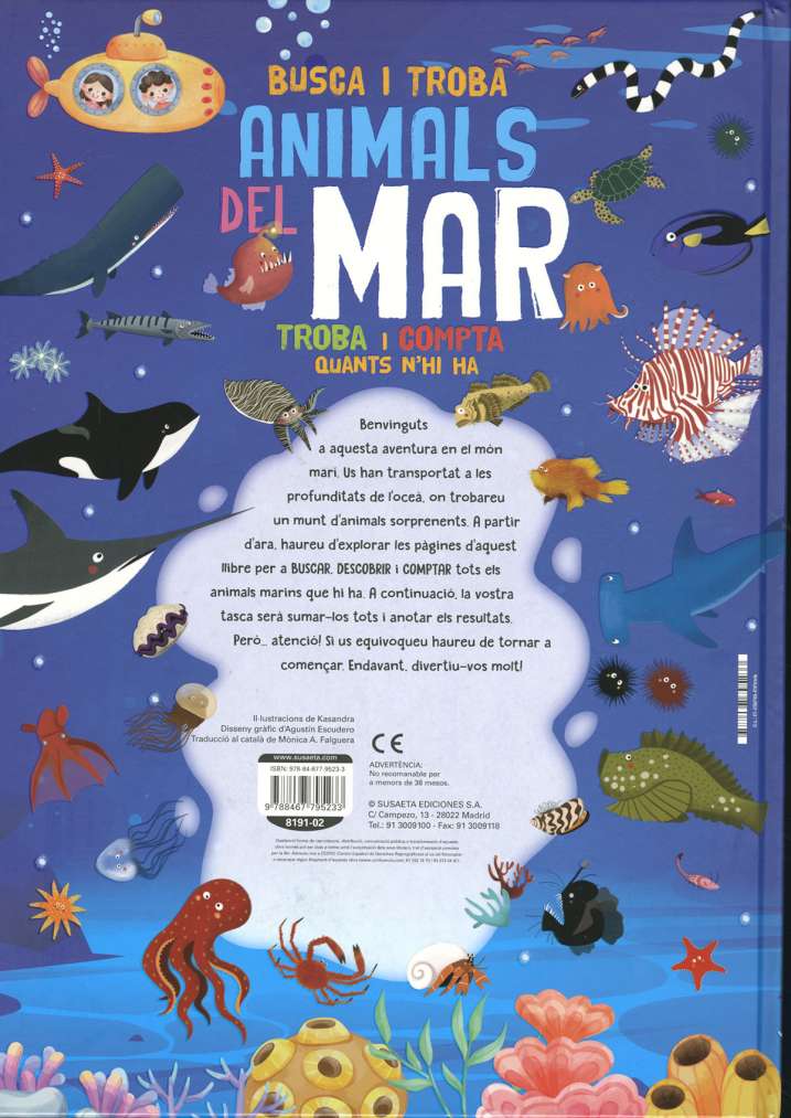 Busca i troba animals del mar