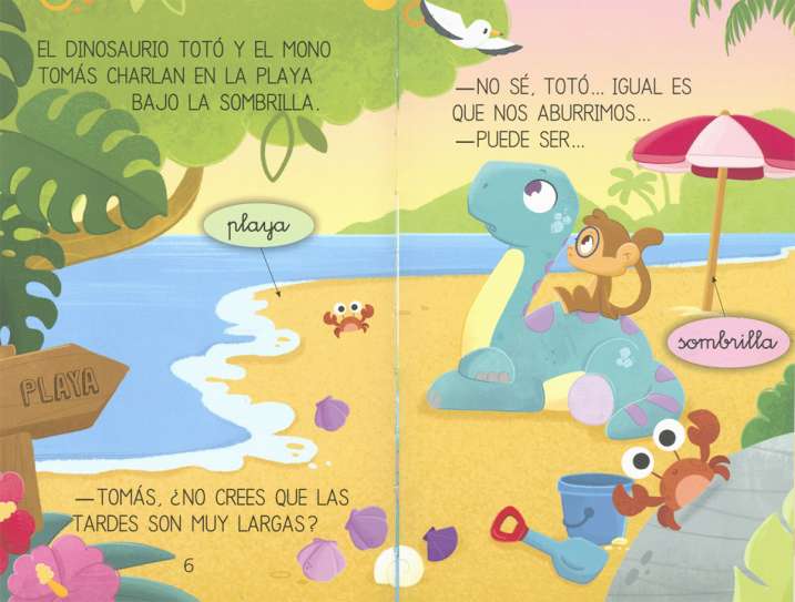 El dinosaurio quiere ser...