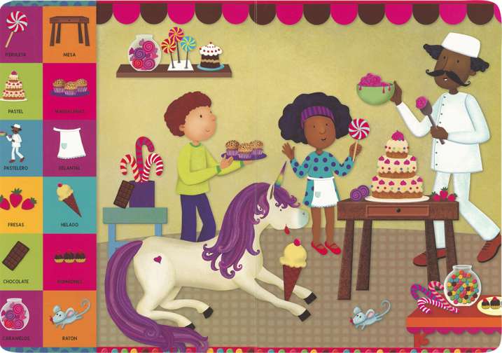 Mira y busca palabras con...