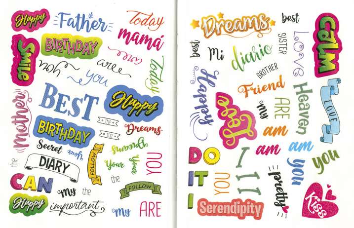 Lettering. Crea palabras y...