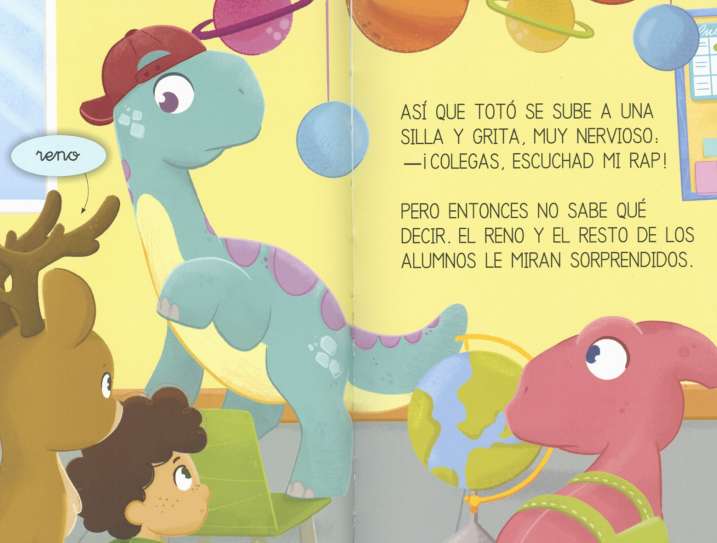 El dinosaurio quiere ser...