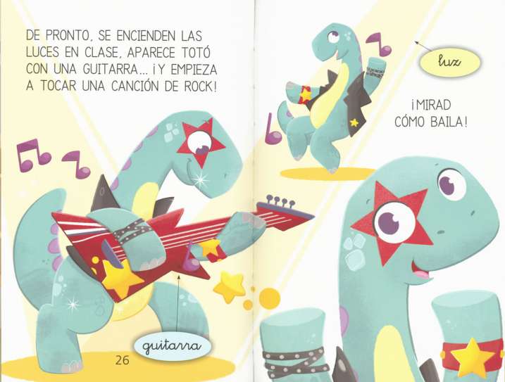 El dinosaurio quiere ser...