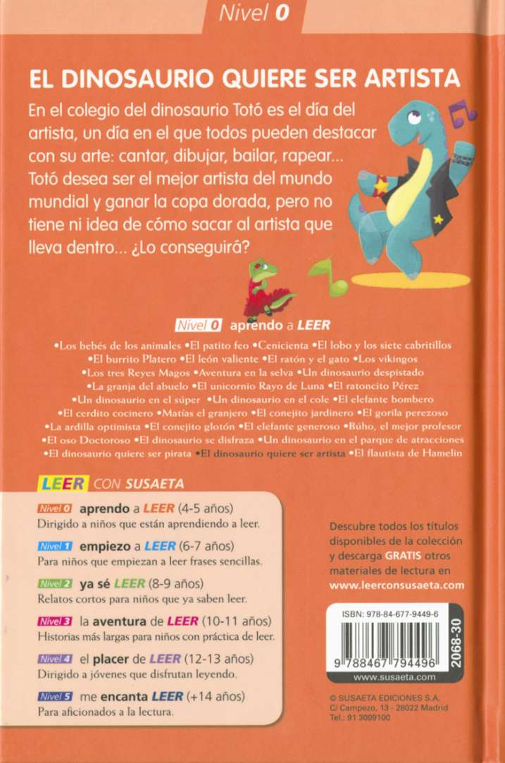 El dinosaurio quiere ser...