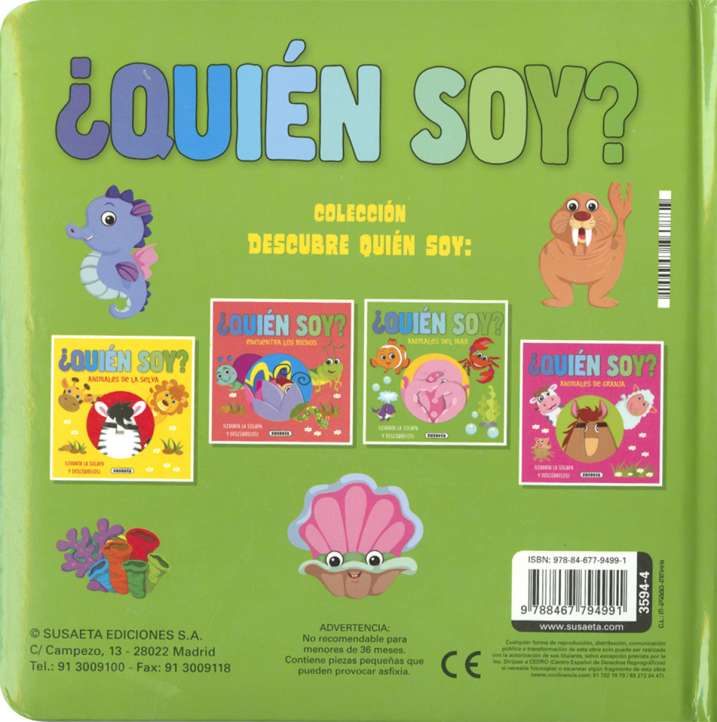 ¿Quién soy? Animales del mar