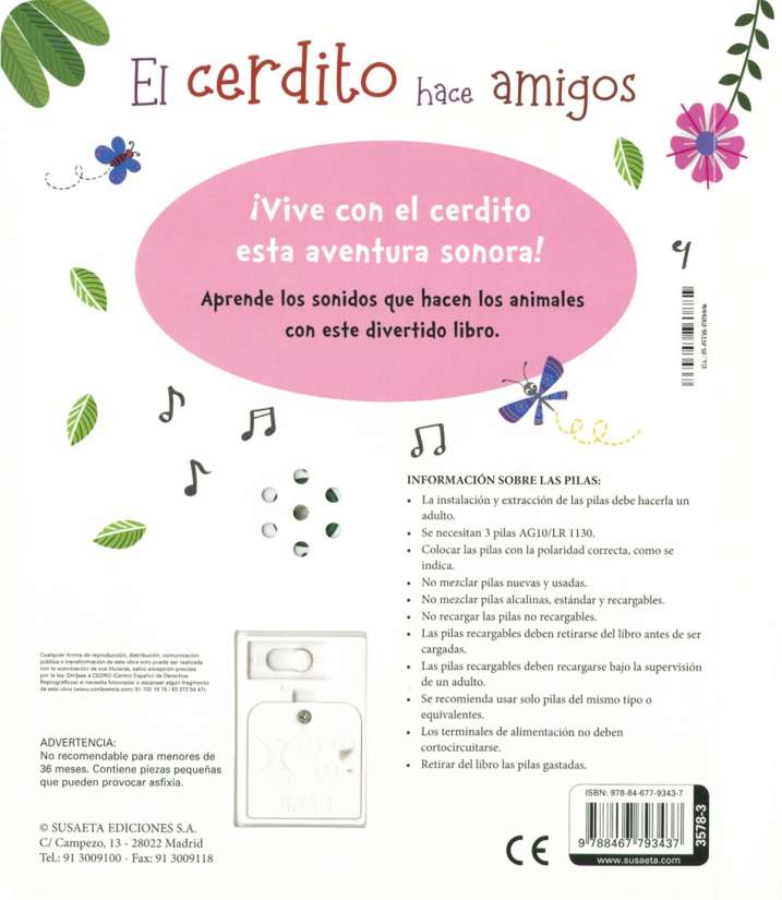 El cerdito hace amigos