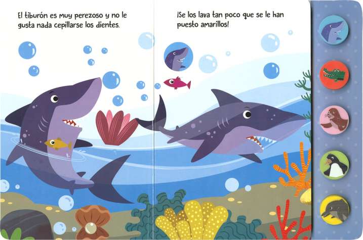 El tiburón hace amigos