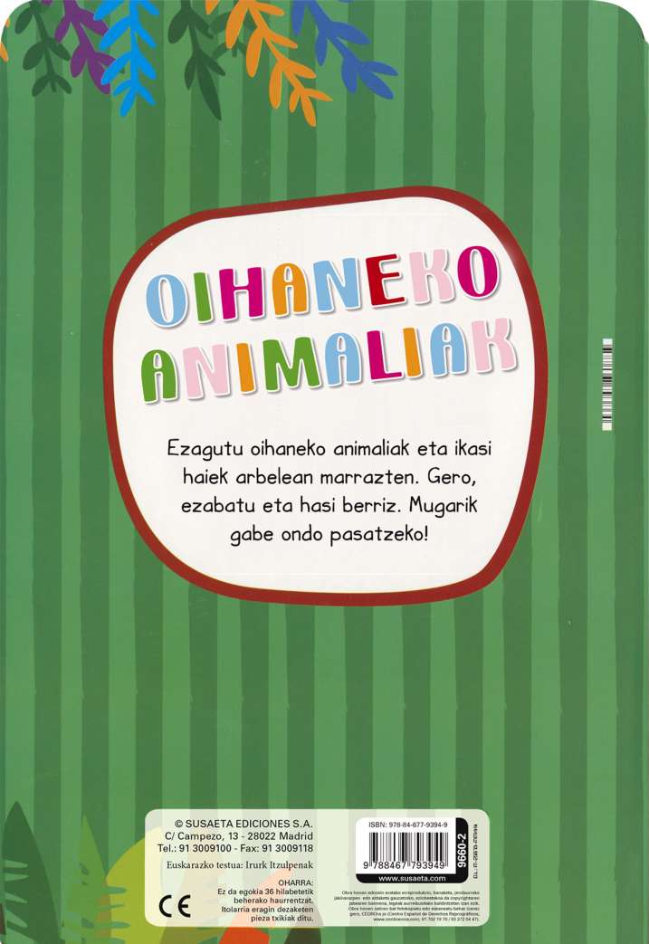 Oihaneko animaliak
