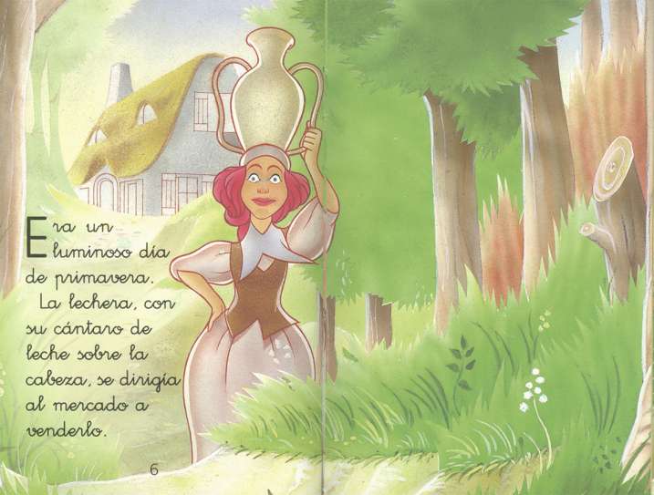 La lechera y el cántaro de...