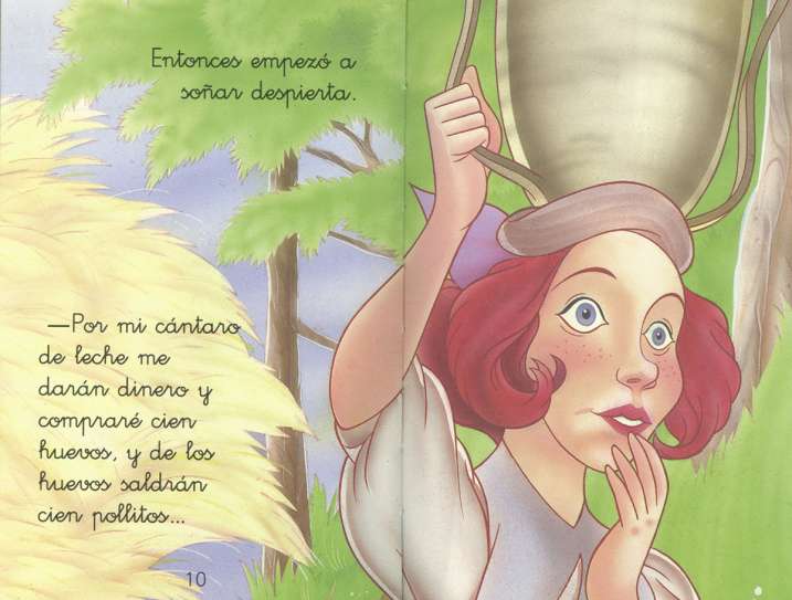 La lechera y el cántaro de...