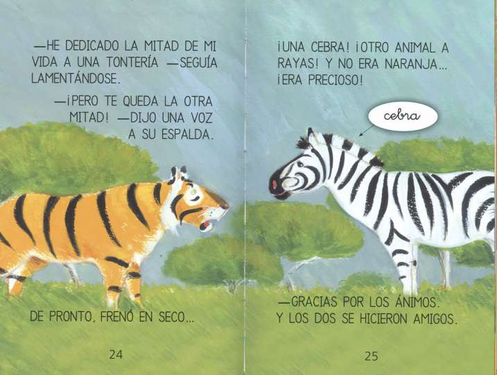 El tigre y los colores