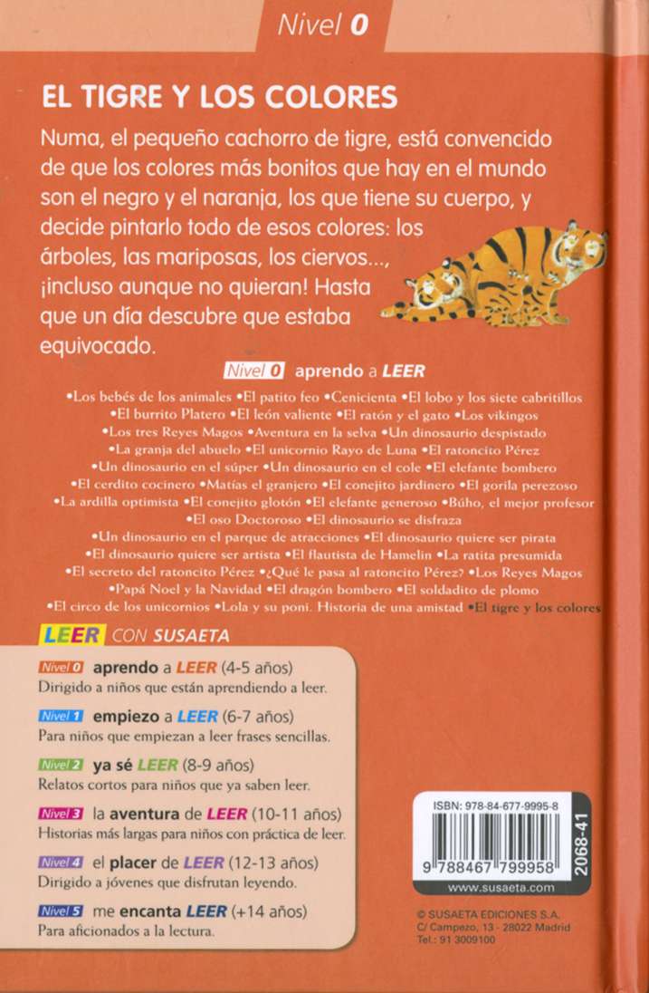 El tigre y los colores