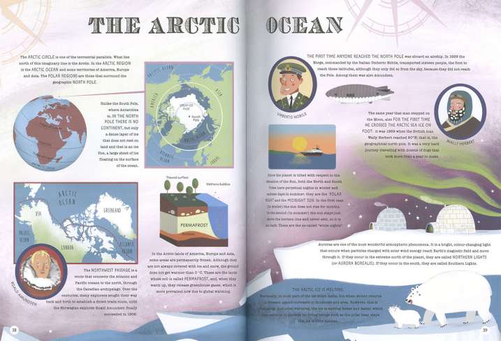 Atlas os the oceans and...