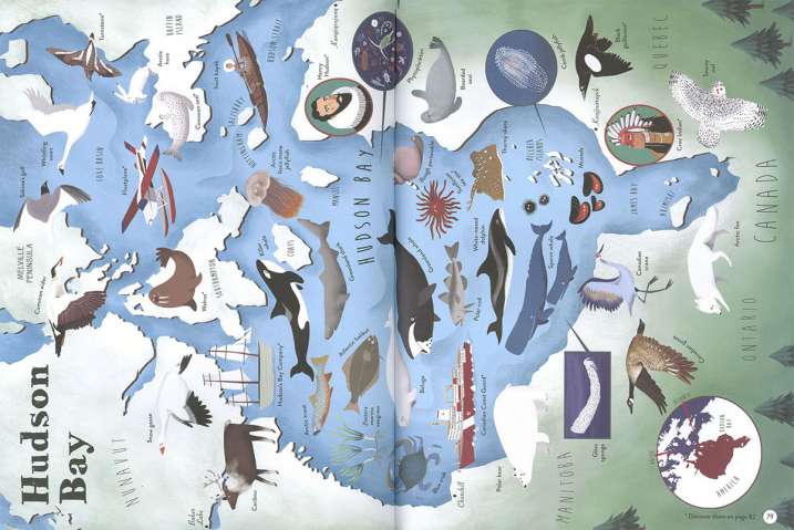 Atlas os the oceans and...