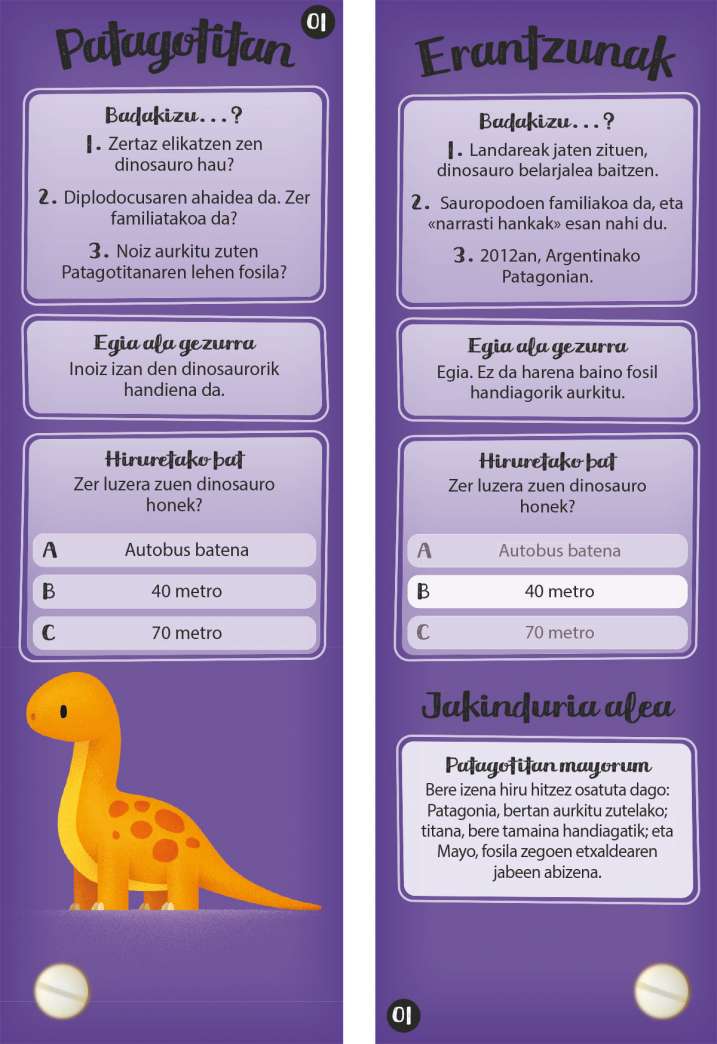 Dinosauroak + 7 urte