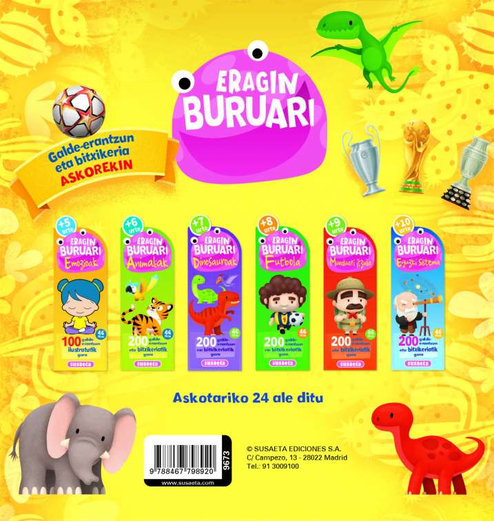 Eragin buruari 6 tit.