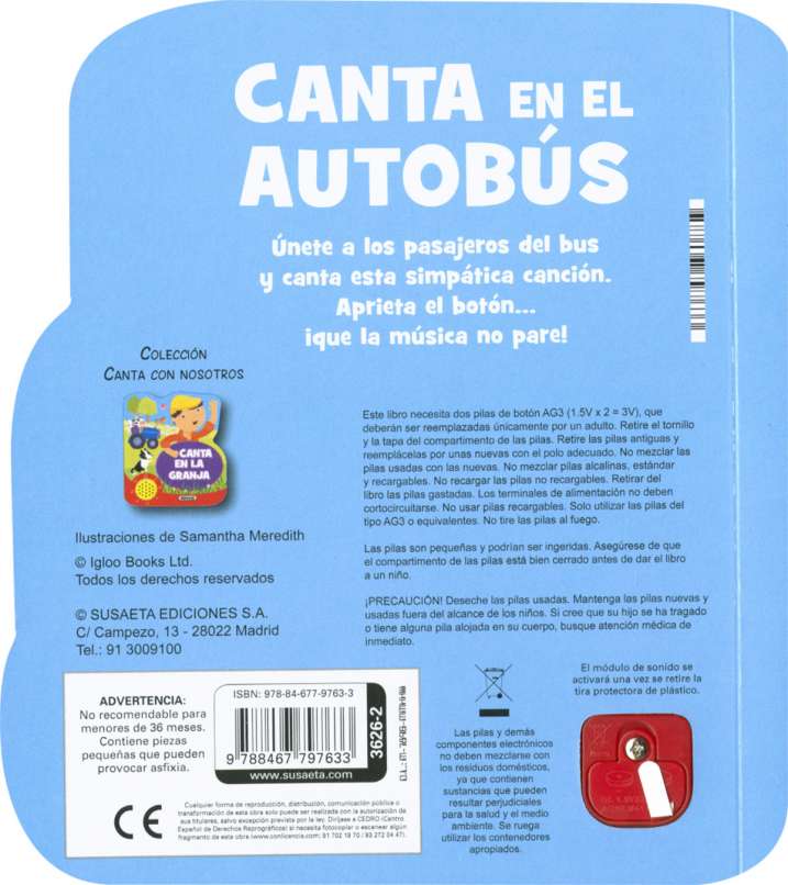 Canta en el bus