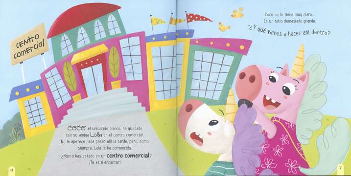 Los unicornios en el centro...