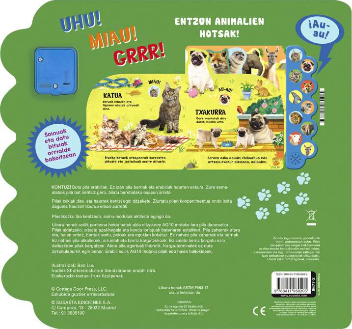 Entzun animalien hotsak!