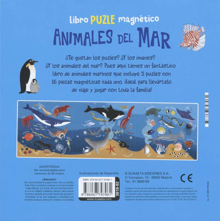 Libro puzle magnético....